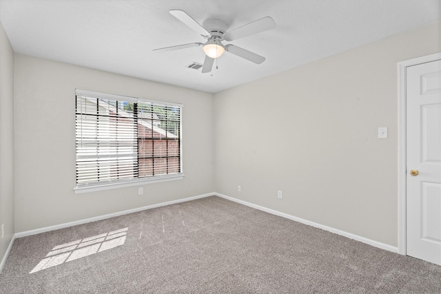 4303 Appalachian Trl, Houston, TX 77345 - carpeted empty room featuring baseboards and ceiling fan