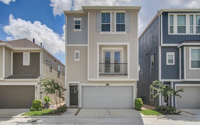 1912 Honey Mound Dr, Houston, TX 77080 - view of front of home with driveway and a garage