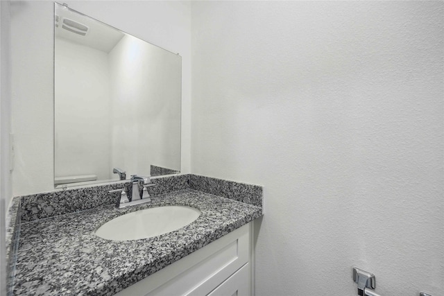2310 Wavell St, Houston, TX 77088 - half bathroom with vanity and toilet