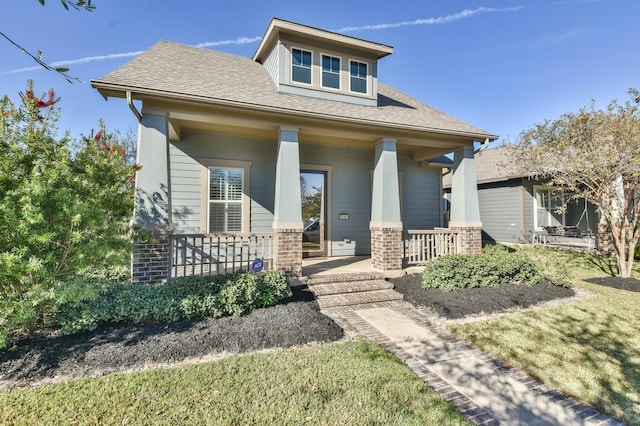 16803 Amelia Island Dr, Cypress, TX 77433 - view of front of property featuring covered porch and roof with shingles