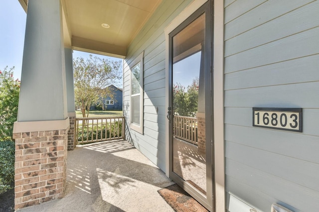 16803 Amelia Island Dr, Cypress, TX 77433 - view of covered porch