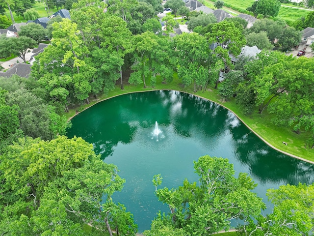 9427 Fern Wood Frst, Houston, TX 77040 - aerial view of property and surrounding area with a large body of water