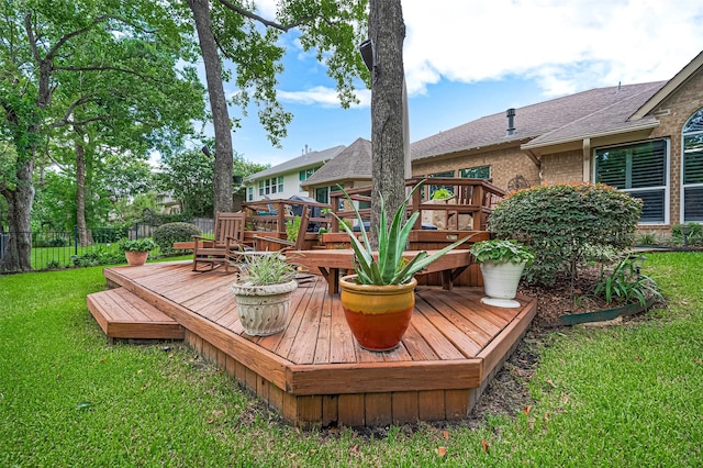 9427 Fern Wood Frst, Houston, TX 77040 - view of deck