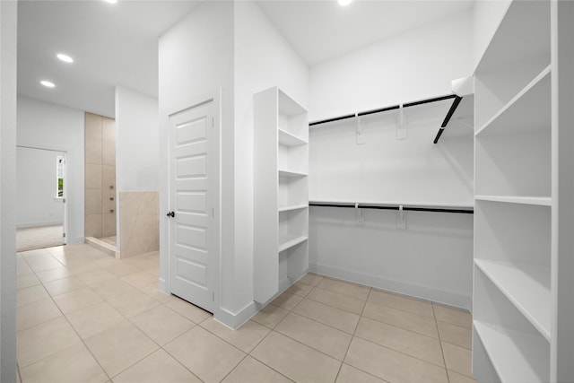 2012 Chew St, Houston, TX 77020 - walk in closet featuring light tile patterned floors