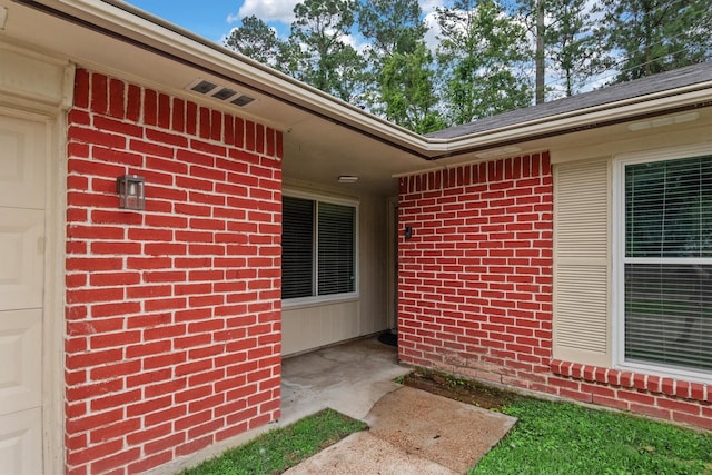 6510 Barrygate Dr, Spring, TX 77373 - doorway to property with brick siding and an attached garage