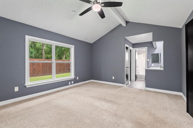 6510 Barrygate Dr, Spring, TX 77373 - spare room featuring light colored carpet and ceiling fan