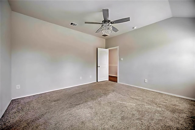 22835 Berthoud Trl, Spring, TX 77373 - empty room with carpet flooring and ceiling fan