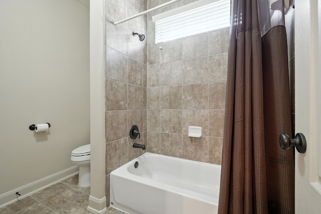 4118 Sage Brush Ct, Manvel, TX 77578 - full bathroom with shower / bath combo with shower curtain and tile patterned flooring