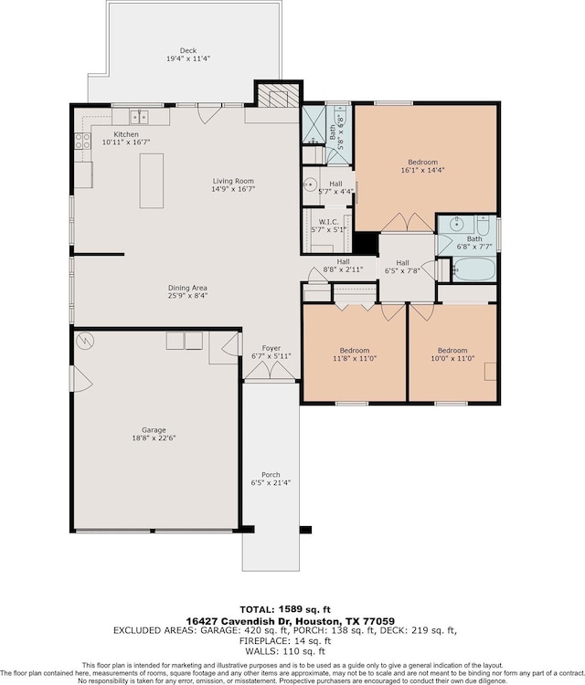 16427 Cavendish Dr, Houston, TX 77059 - photo 28