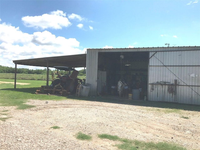 view of shed / structure