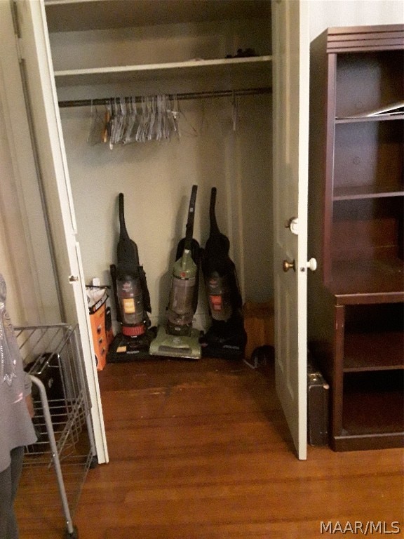 view of closet