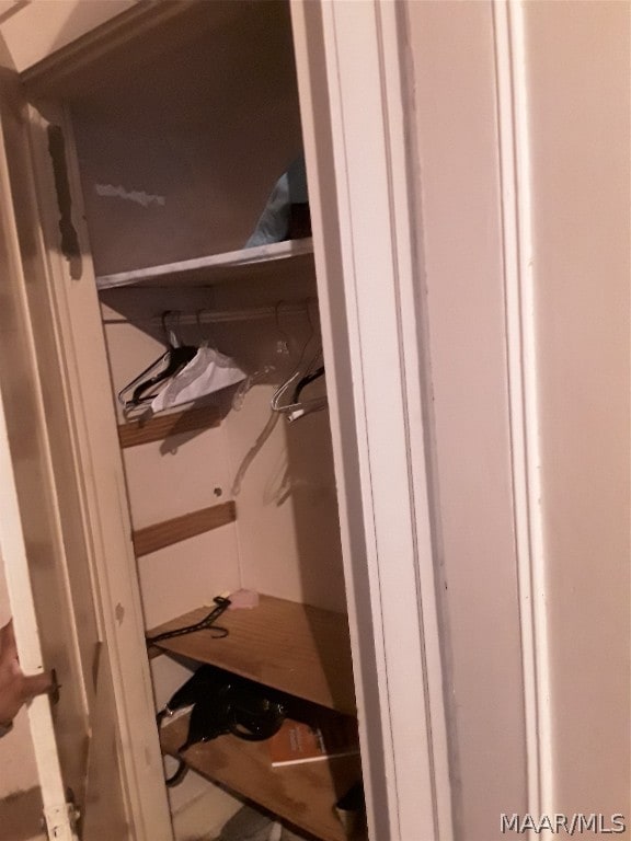 view of closet