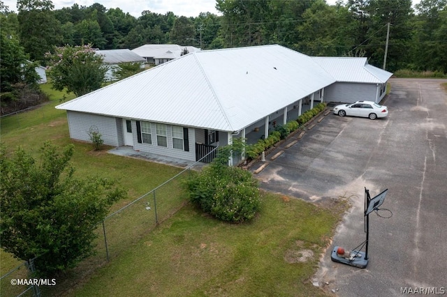 view of drone / aerial view