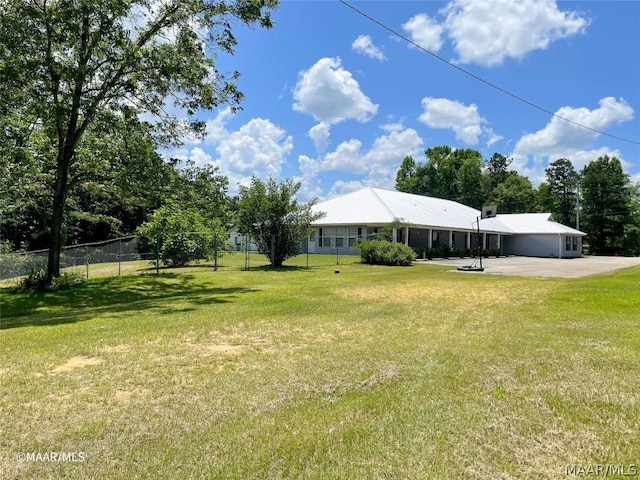 view of yard