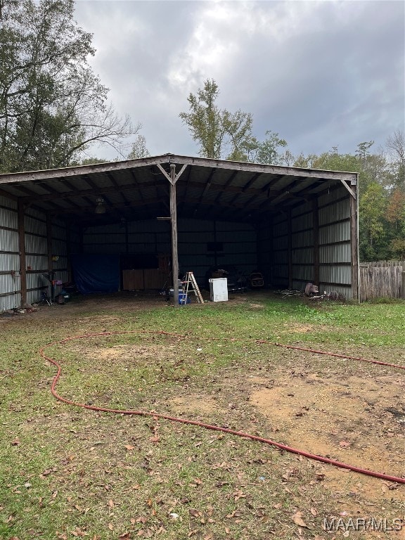 view of outbuilding