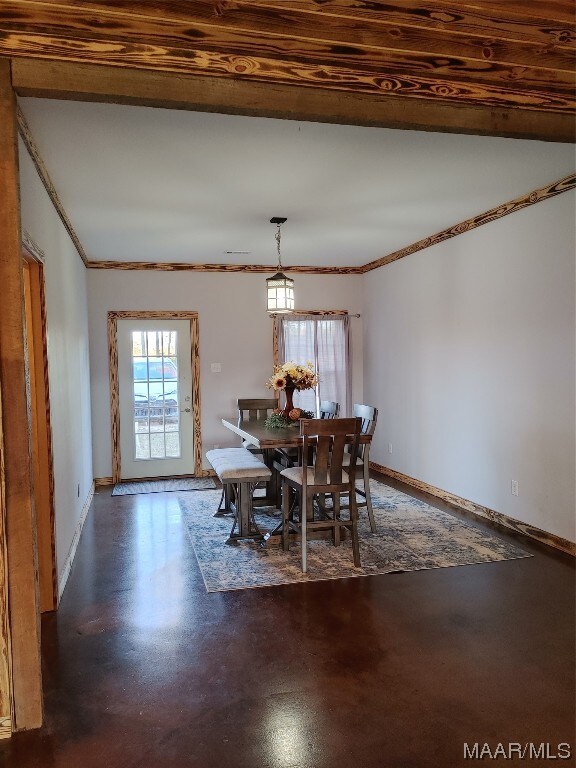 115 County Road 489th Rd, Verbena, AL 36091 - dining room with ornamental molding