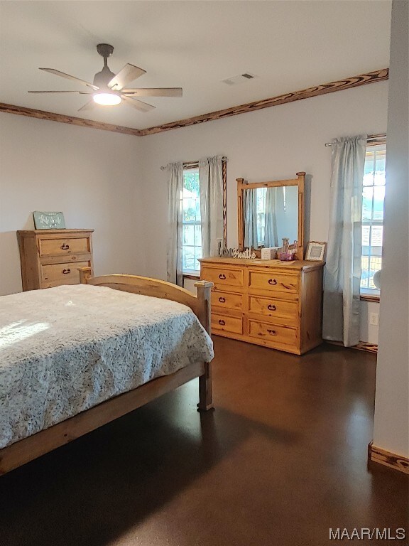 115 County Road 489th Rd, Verbena, AL 36091 - bedroom with ceiling fan
