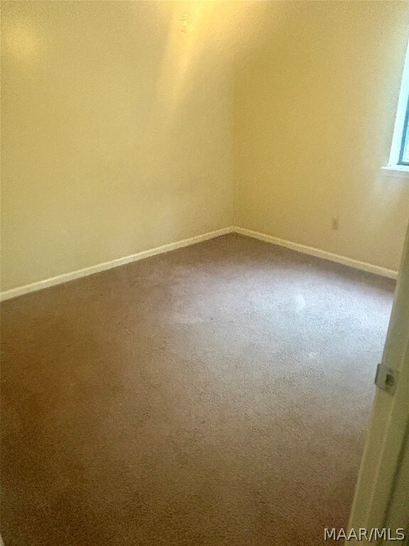 unfurnished room with carpet