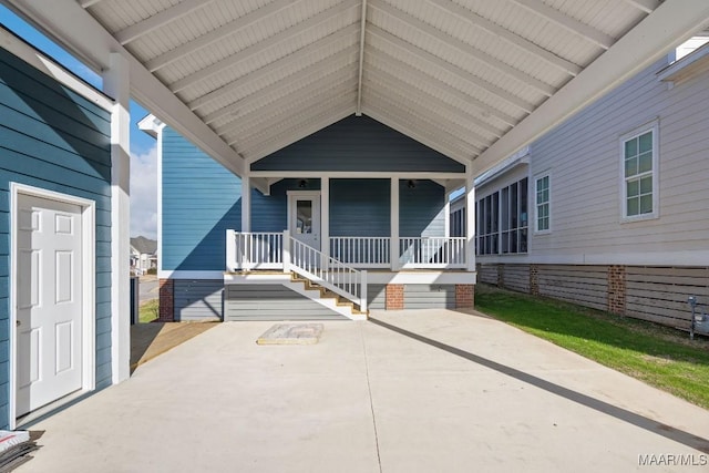 view of entrance to property