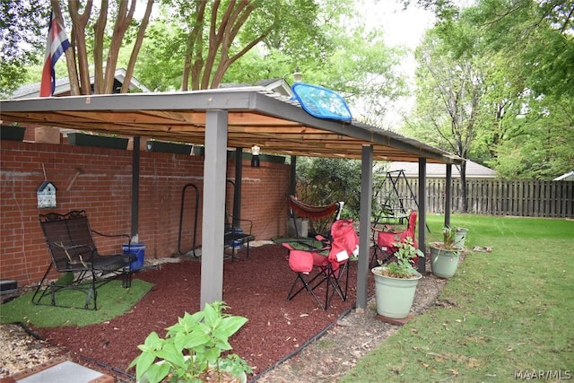 view of patio