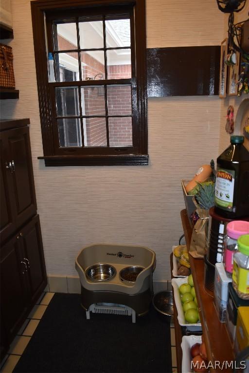 bathroom featuring tile patterned flooring