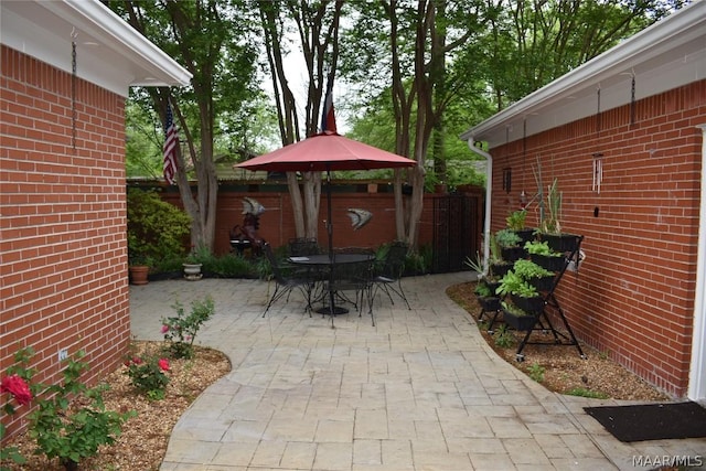 view of patio