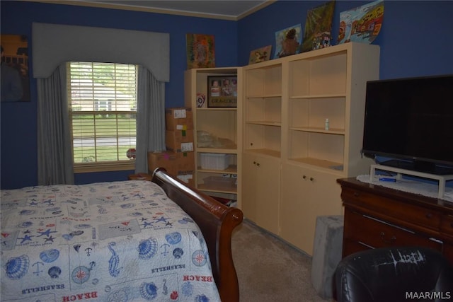 bedroom featuring carpet floors