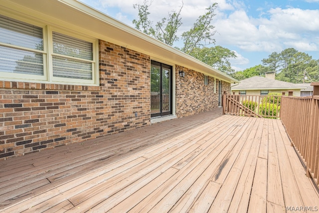 view of deck