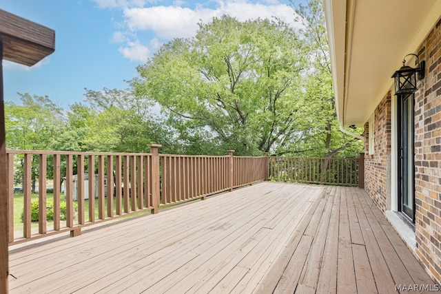 view of deck