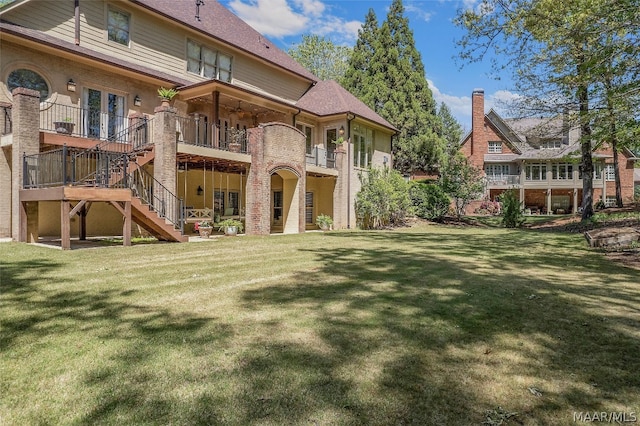 exterior space with a lawn