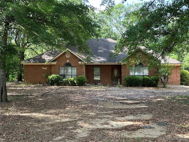 view of ranch-style house