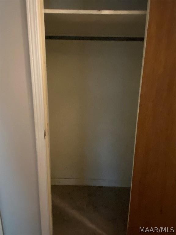 view of closet