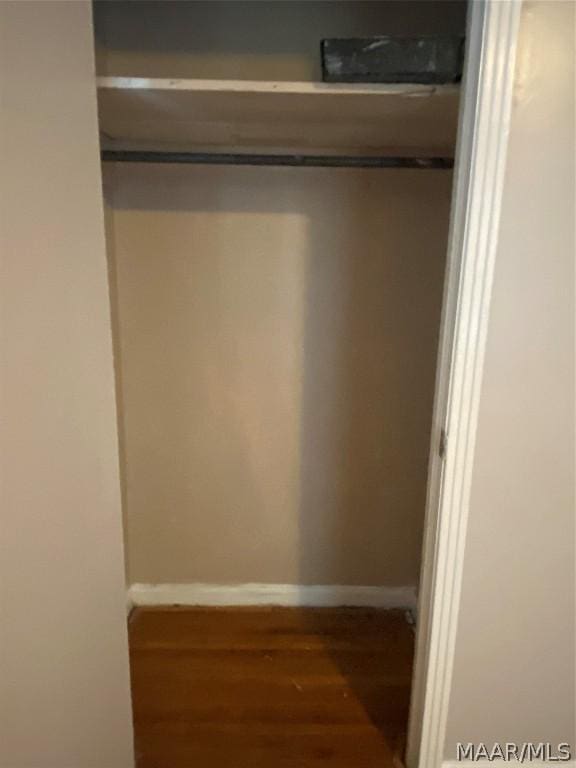 view of closet