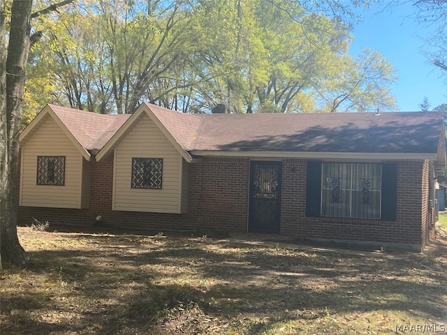 view of ranch-style home