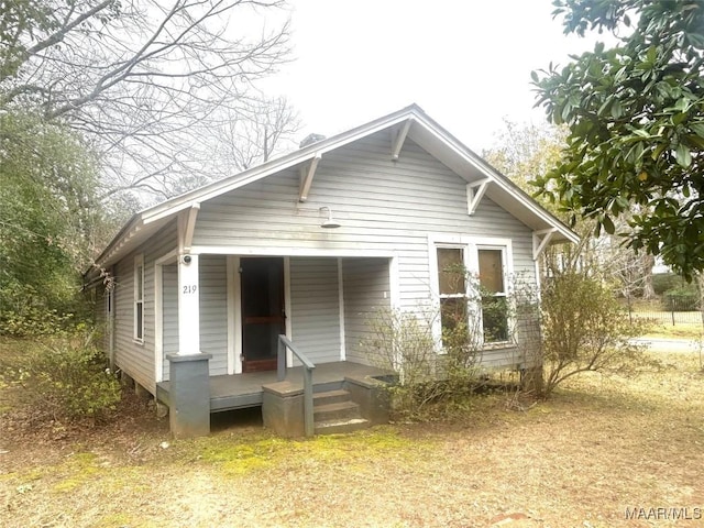 view of front of home