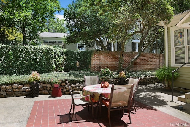 view of patio