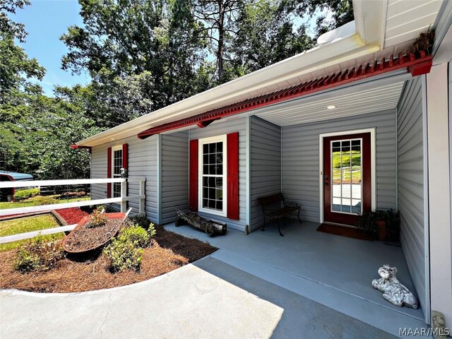 exterior space with a patio