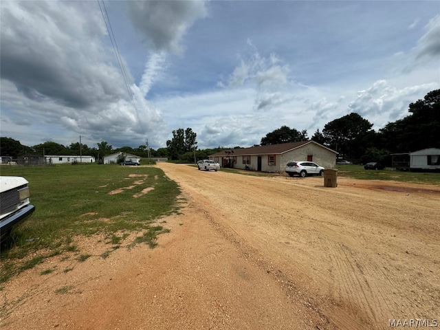 view of road