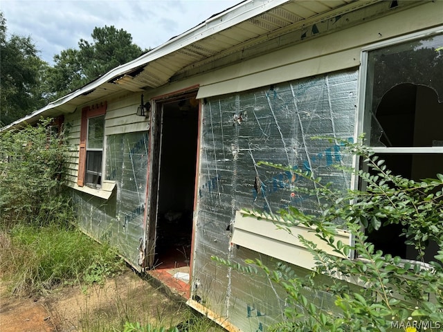 view of property exterior