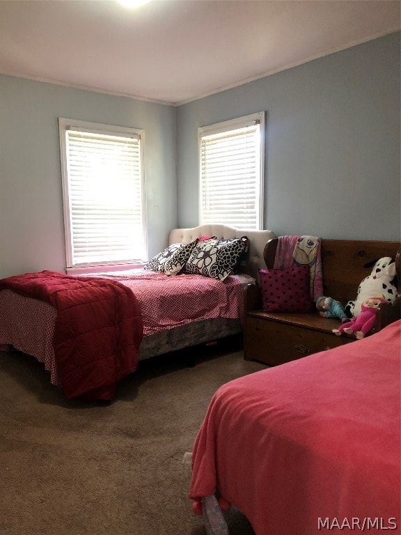 bedroom featuring carpet floors