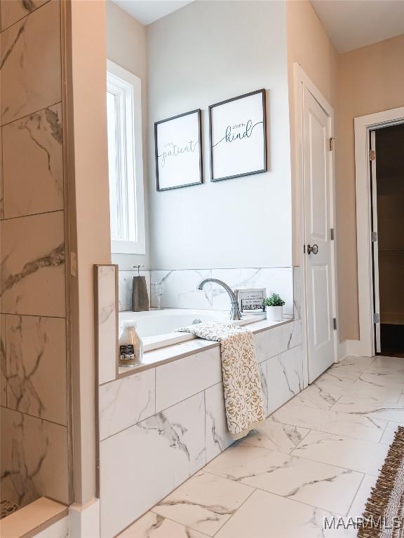 1379 Barret Park Way, Montgomery, AL 36117 - full bath featuring marble finish flooring and a bath