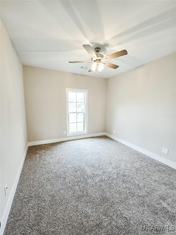 1379 Barret Park Way, Montgomery, AL 36117 - spare room with ceiling fan, carpet, and baseboards