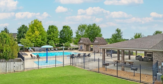 1426 Barret Park Way, Montgomery, AL 36117 - community pool with a patio area