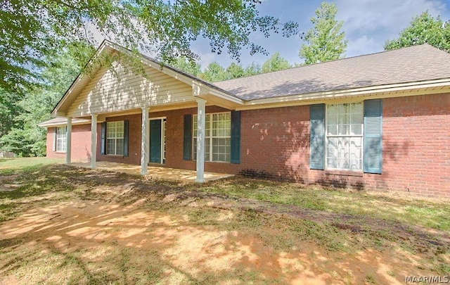 view of front of home