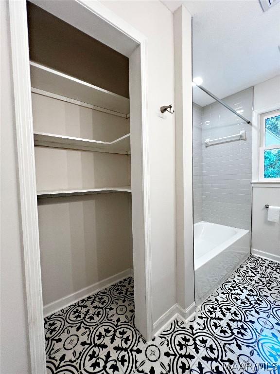 bathroom featuring tile patterned floors