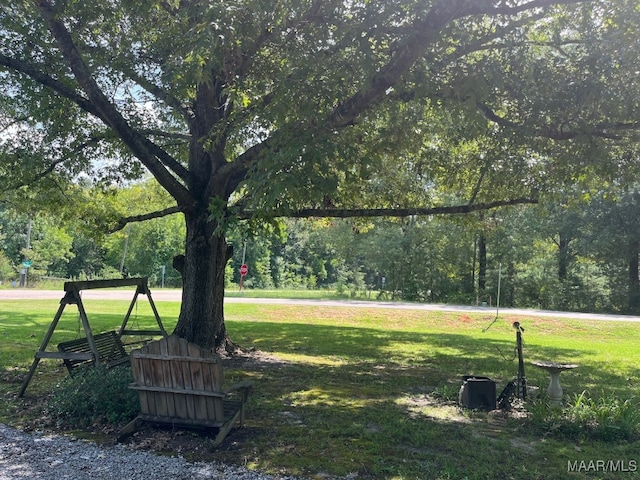 view of community featuring a yard