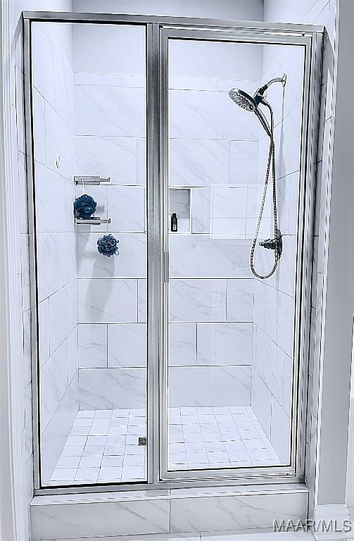 bathroom with walk in shower