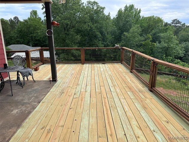 1086 Riverknolle Rd, Tallassee, AL 36078 - view of wooden terrace