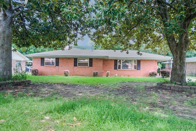 view of ranch-style home