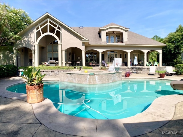 exterior space with a patio area